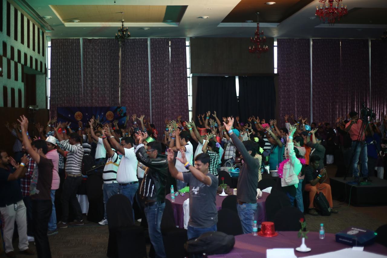 Applause after the headline session